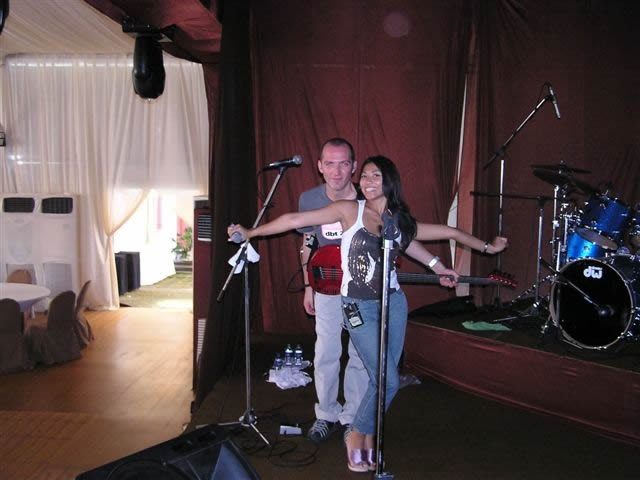 Anggun and Fabrice Ach