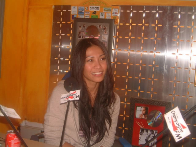 Anggun at Champagne Radio