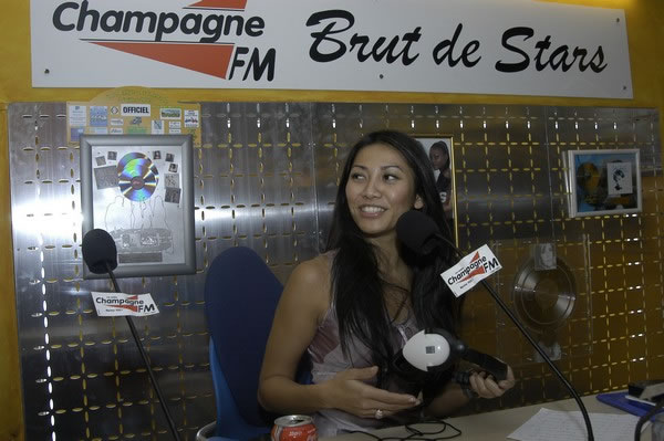 Anggun at Champagne Radio