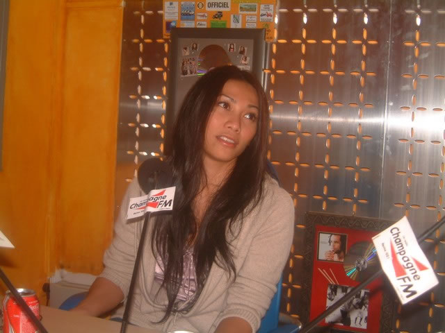 Anggun at Champagne Radio