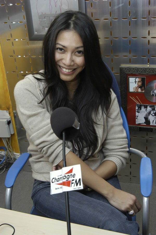 Anggun at Champagne Radio