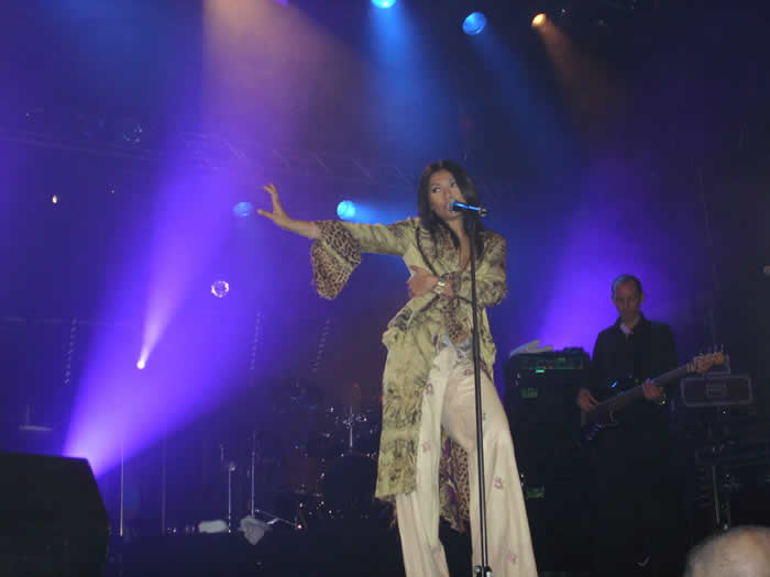 Anggun in concert in Sin le Noble (France)